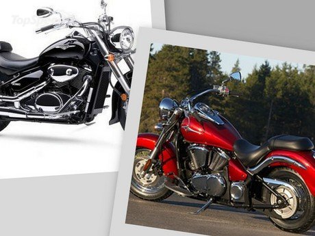 7. 2008 Suzuki Boulevard C50 and Kawasaki Vulcan 900 Classic